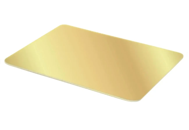 Anodised Aluminium Sheet - Mirror Gold, image 1 of 1