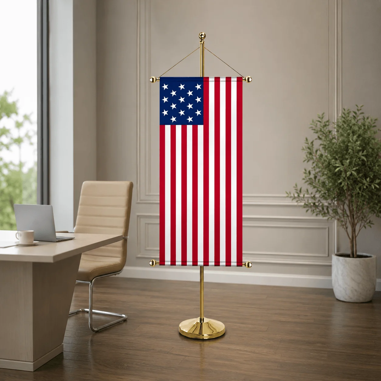 Conference Flags Hanging, image 2 of 5